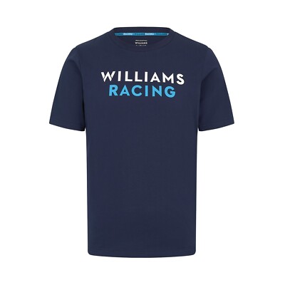 Williams Racing F1 Official PUMA Logo T-Shirt Navy Blue Men's 2024