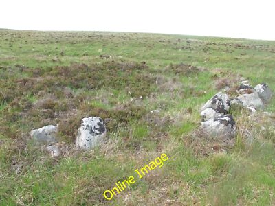 Photo 12x8 Shieling Hut Broken Burns The remains of a shieling hut west of c2013