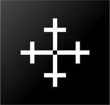 Slayer God Hates Us All Album Symbol Vinyl Decal Car Window Laptop Sticker