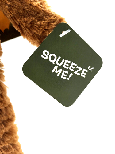 BarkBox Hairy Henderson Bigfoot Plush Squeaky Tug & Shake Dog Toy 17" - Afbeelding 9 van 13