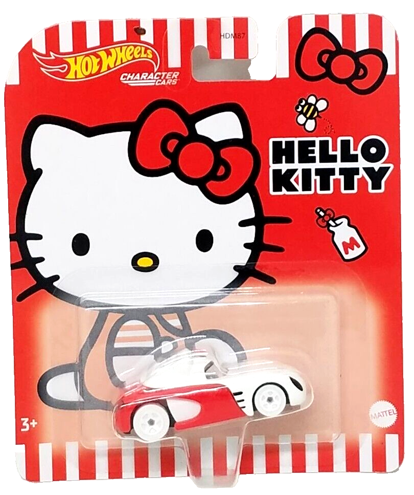 Hot Wheels Sanrio - Coche de personajes de 5 unidades, autos de juguete en  escala 1:64: Hello Kitty, Keroppi, Gudetama, Cinnamaroll y My Melody