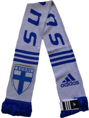 Adidas Schal SUOMI Finnland Fanschal NEU ca. 140 x 16 cm WM Finland Eishockey