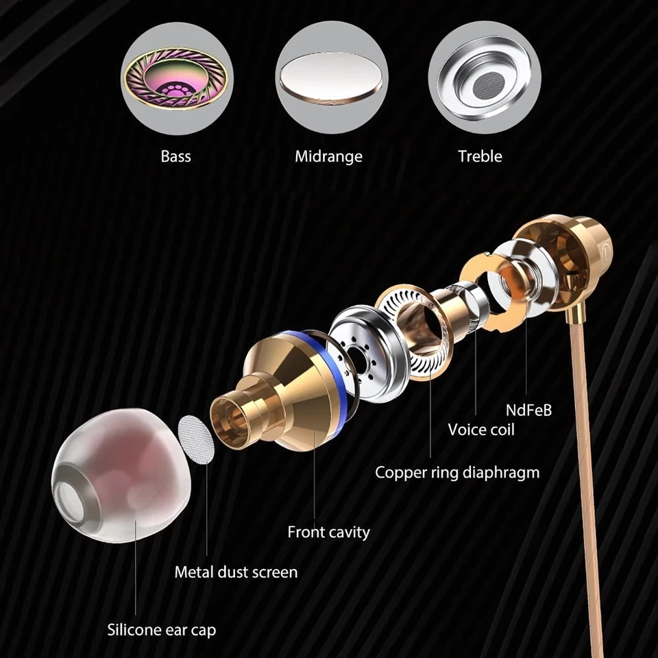 Ergonomic Comfort Fit with Extra Eartips