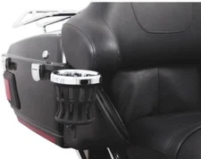 Ciro - Passenger Mount Drink Holder Chrome - for Harley Models 2014-2024 - 50422