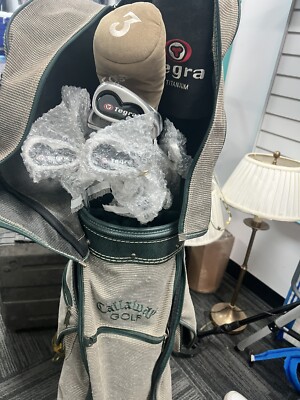 Callaway Golf Big Bertha Cart Golf Bag Green Masters Canvas Cover