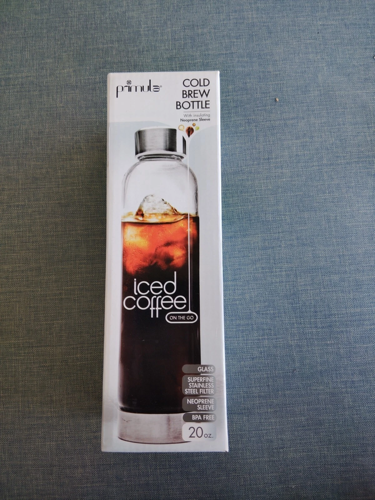 Cold Brew Travel Bottle Iced Coffee To Go 20oz By Primula