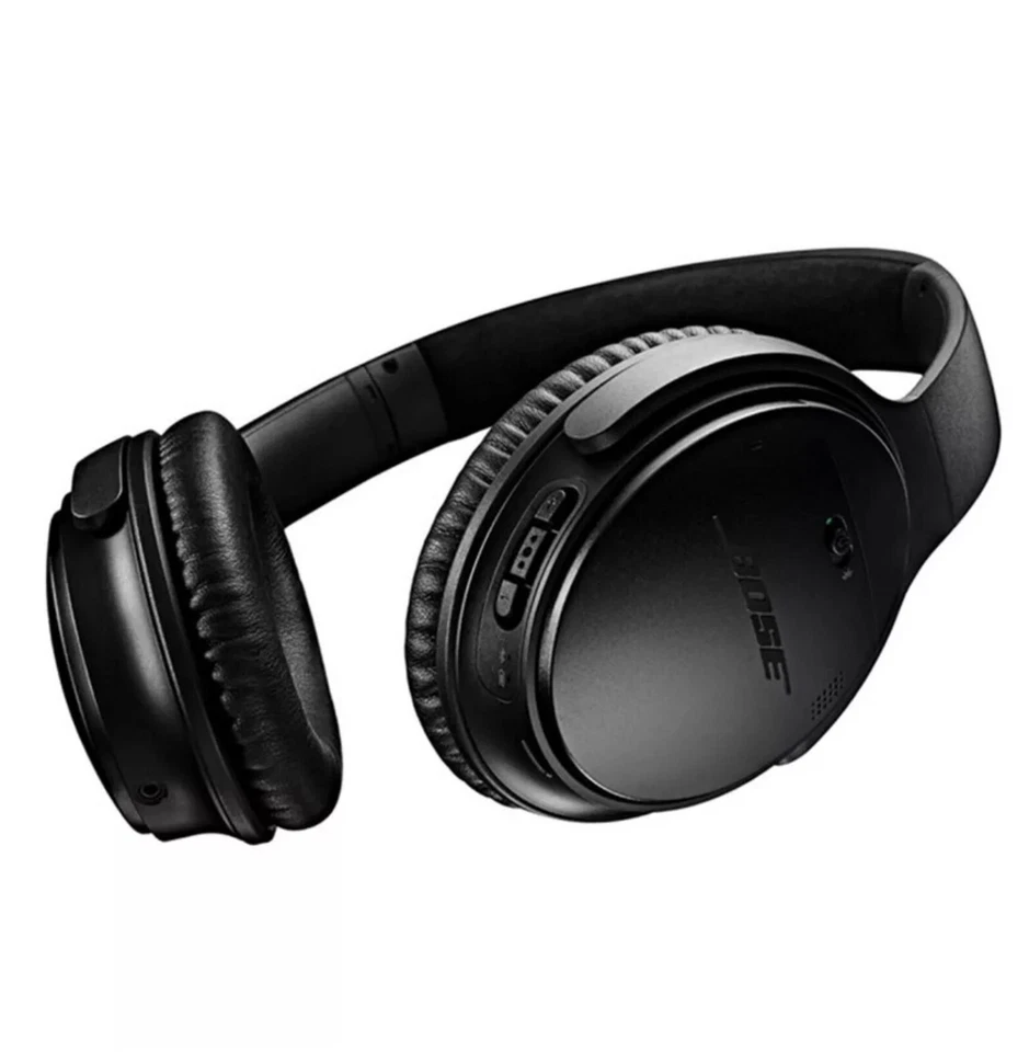 Auriculares inalámbricos Bluetooth con cancelación de ruido Bose QuietComfort 35 QC35 I-Negro Foto 2 de 4