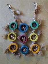 PARROT CLIMBING NET/FORAGING/CHEW HANGING TOY SM. NEW/NO TAGS