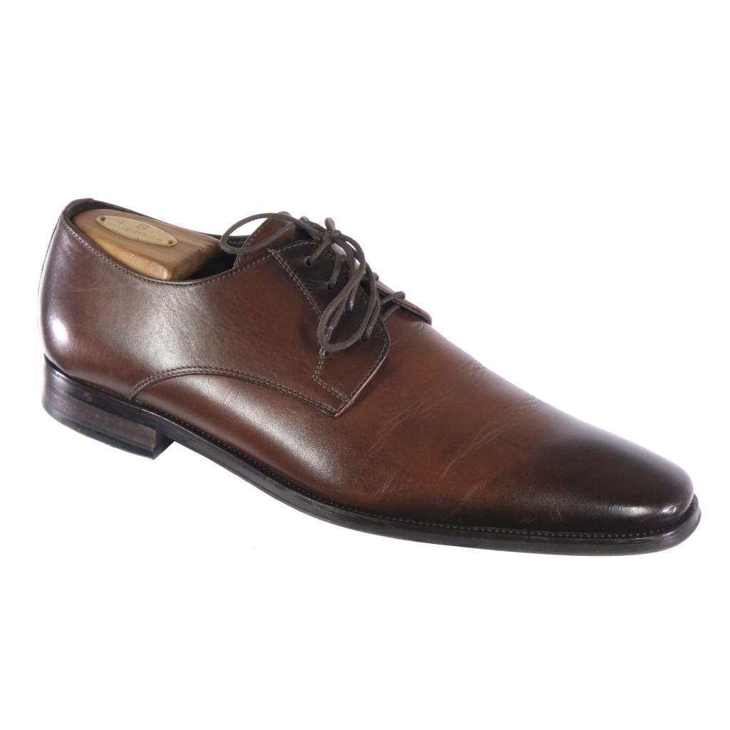 SAOLA Scarpe eleganti Oxford TO BOOT NEW YORK taglia 10.5 ITALIA Pelle Marrone Ombra
