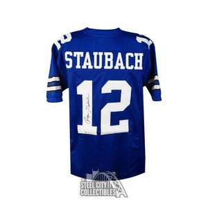roger staubach signed jersey