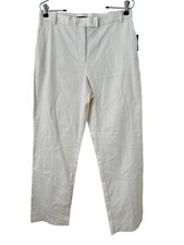LIZ CLAIBORNE Size 10 Cathren PANTS Ivory High Rise Chino Straight NWT