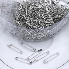 Safety Pins silver nickle plated  size 0 = 7/8" (1440 pic) for sewing & quilting
