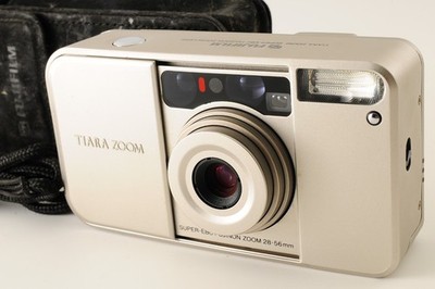Fujifilm Tiara Zoom 35mm Point & Shoot Film Camera [EXC+4 w/ Case] JAPAN #348