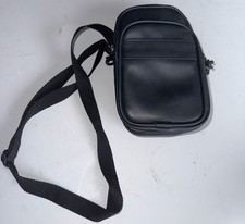 BLACK PHONE CAMERA ACCESSORY CARRYING POUCH CASE w/ STRAP