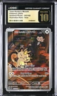 Pokémon Team Rocket's Meowth 2025 DR #203/182 IR Holo CGC PRISTINE 10