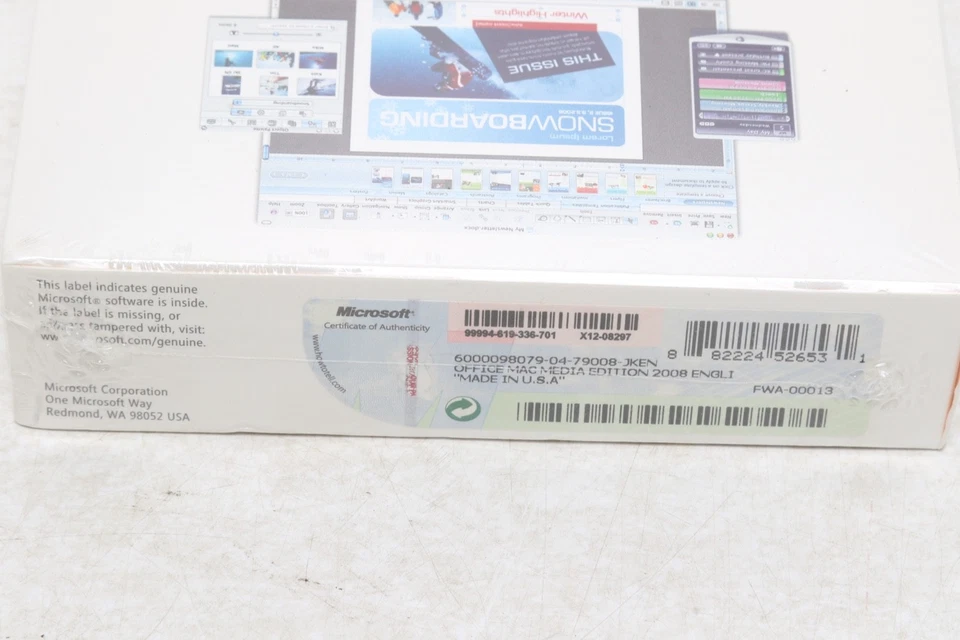 Microsoft Office Mac 2008 with expression media New Sealed - Image 2 of 3