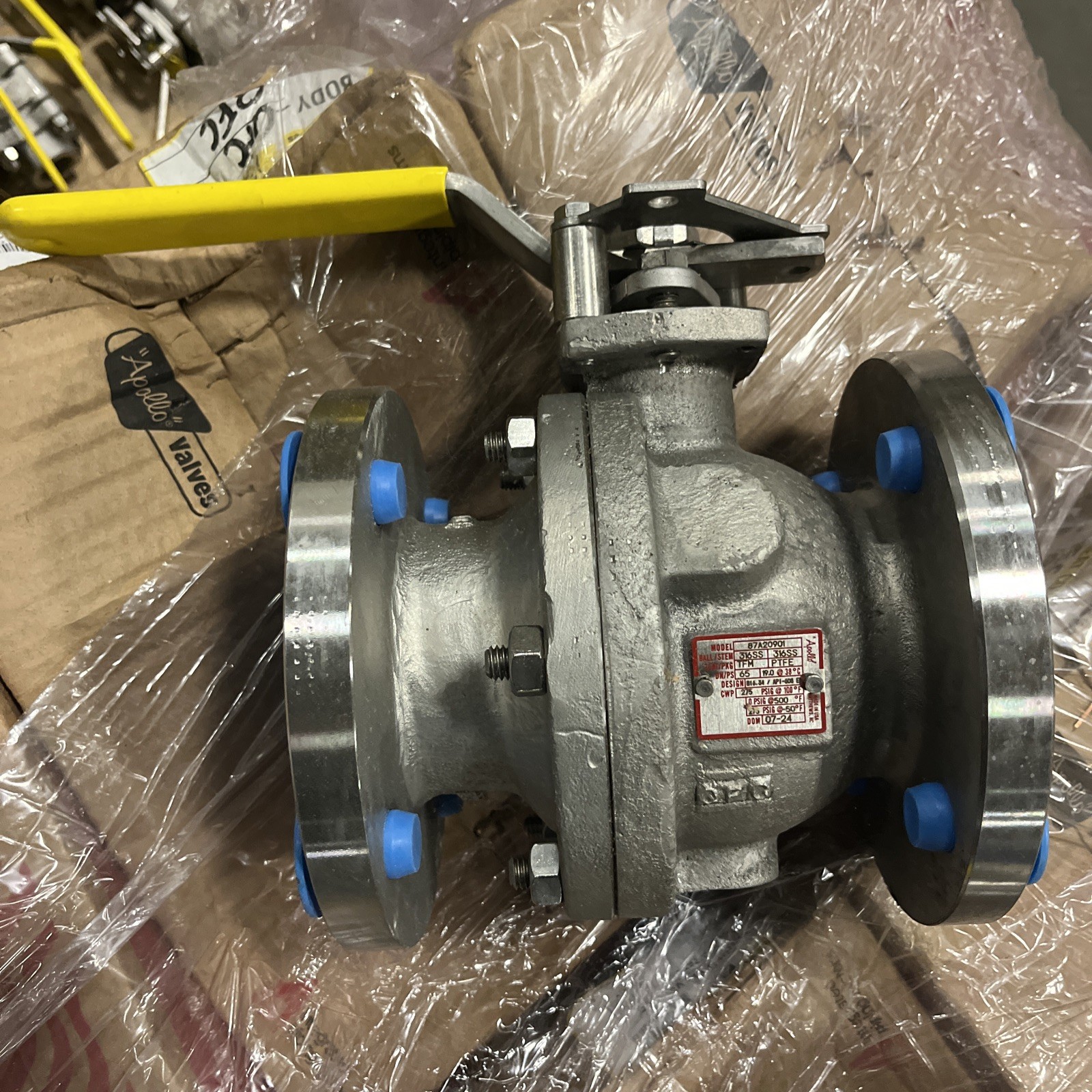 Apollo 87A-209-01; 2-1/2” Flanged Stainless Steel Valve