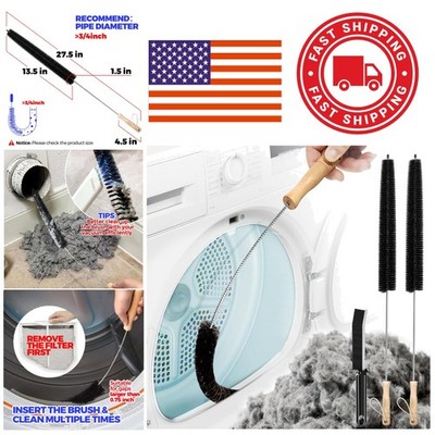 Multi Functional Dryer Vent Cleaner Kit 2 Pack Home Essentials for Cleaning