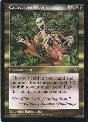 MTG: Mirage: Cadaverous Bloom: Moderately Played Condition