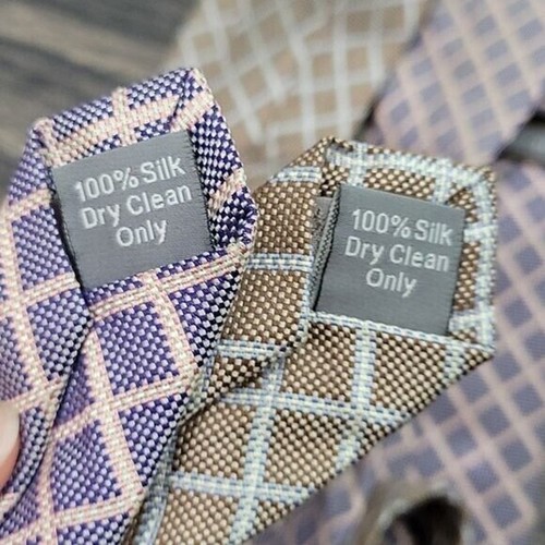 Hickey Freeman Men's 100% Silk Checked Classic Necktie Bundle - Picture 3 of 6