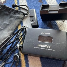 Sony Walkman Cassette Player WM-EX511 Black Digital Noise Cancellation Used