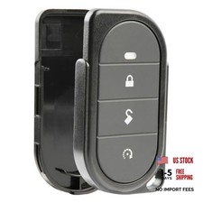 Keyless Entry Remote Car Key Fob 4-Button Replacement Shell Case for Viper One