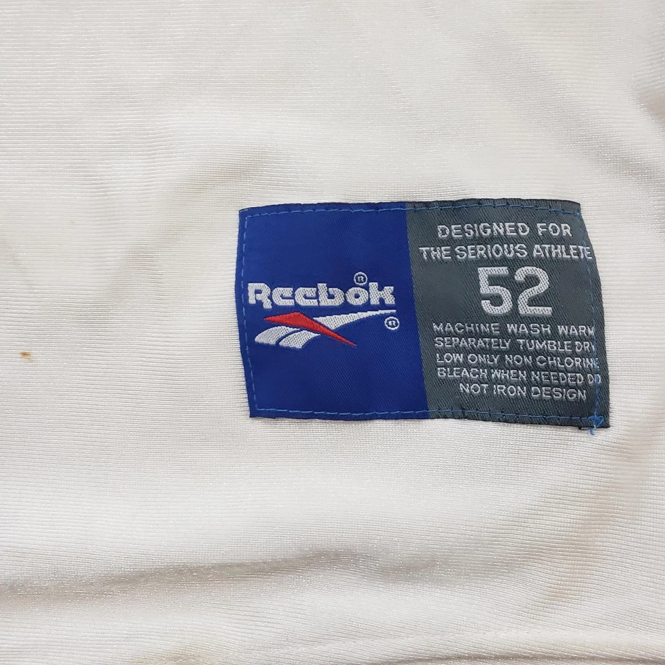 复古加州大学洛杉矶分校棕熊队球衣男式 XL 白色蓝色大学篮球锐步 90 年代 — 第 3/4 张图片