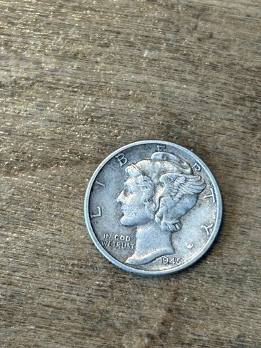 1945 Mercury Dime XF