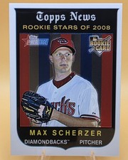Max Scherzer Rookie Cards Checklist and Autographed Memorabilia Guide 13
