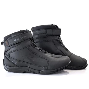 Richa Rush D30 Motorcycle Boot Ce Urban Ankle Short Black