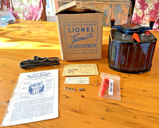 Lionel Type KW "Multi Control" TRAINmaster Transformer Instructions Original Box