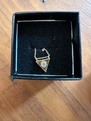 Nina Berenato Birthstone Jewelry Necklace — April (diamond)