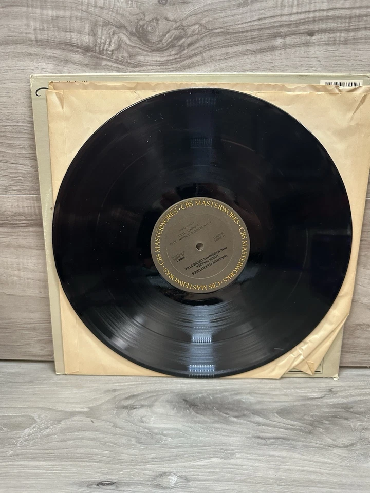 Wagner Overtures Lorin Maazel 1981 Record NM CBS Masterworks M 36699 Classical - Image 4 of 4