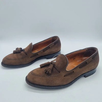 Alden 666 Suede Tassel Loafers Men 255mm Brown | eBay display picture 1