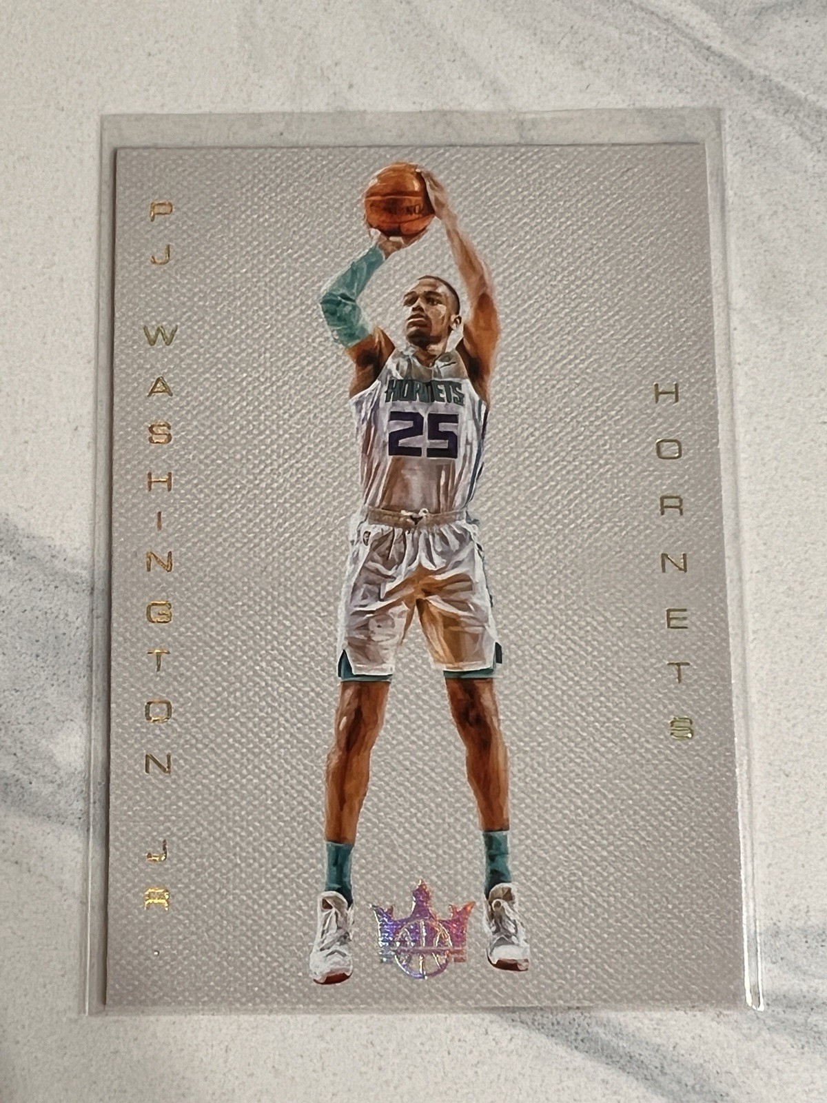 SSP 2019-20 Panini Court Kings PJ Washington Jr. Blank Slate #23 NM Hornets