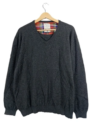 BRAX Pull Homme Gris Laine Col V Casual (EU 58, 4XL) - Photo 1/4