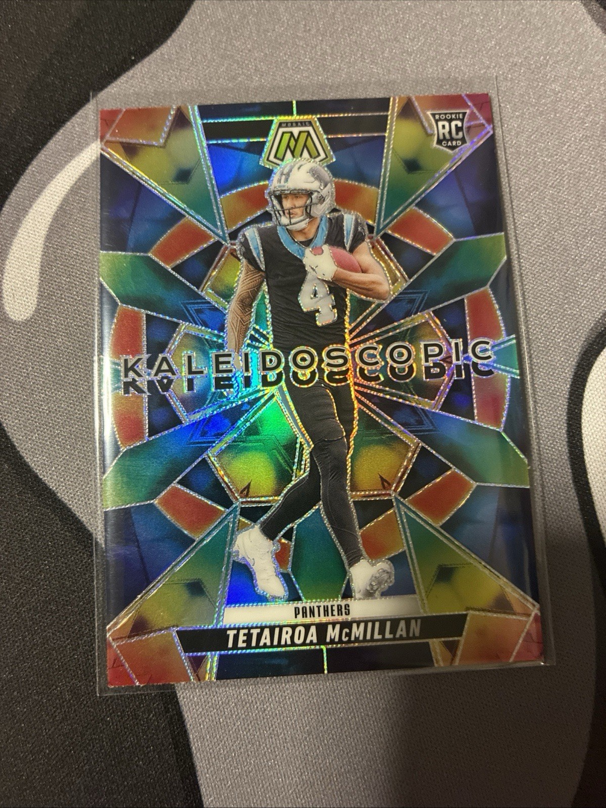 2025 Panini Mosaic Tetairoa McMillan RC Kaleidoscopic Case Hit SSP No. 17