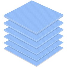 6 Pcs Thermal Pad 100 x 100 mm, 0.5 1 1.5 2 2.5 Blue
