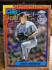 2025 Topps Update Series 1990 Chrome Silver Pack Greg Maddux #U90C-58 Cubs Auto