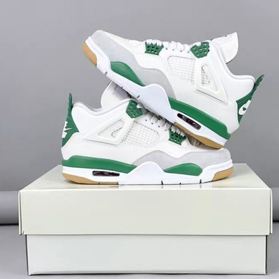#ad Jordan Air Jordan 4 quot;Pine Greenquot; Retro Basketball Shoes Men#x27;s Mid Top $83.00