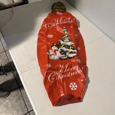 Inflatable Christmas Ornament For Outdoors. Comes With Ground Stake. Set Of 2