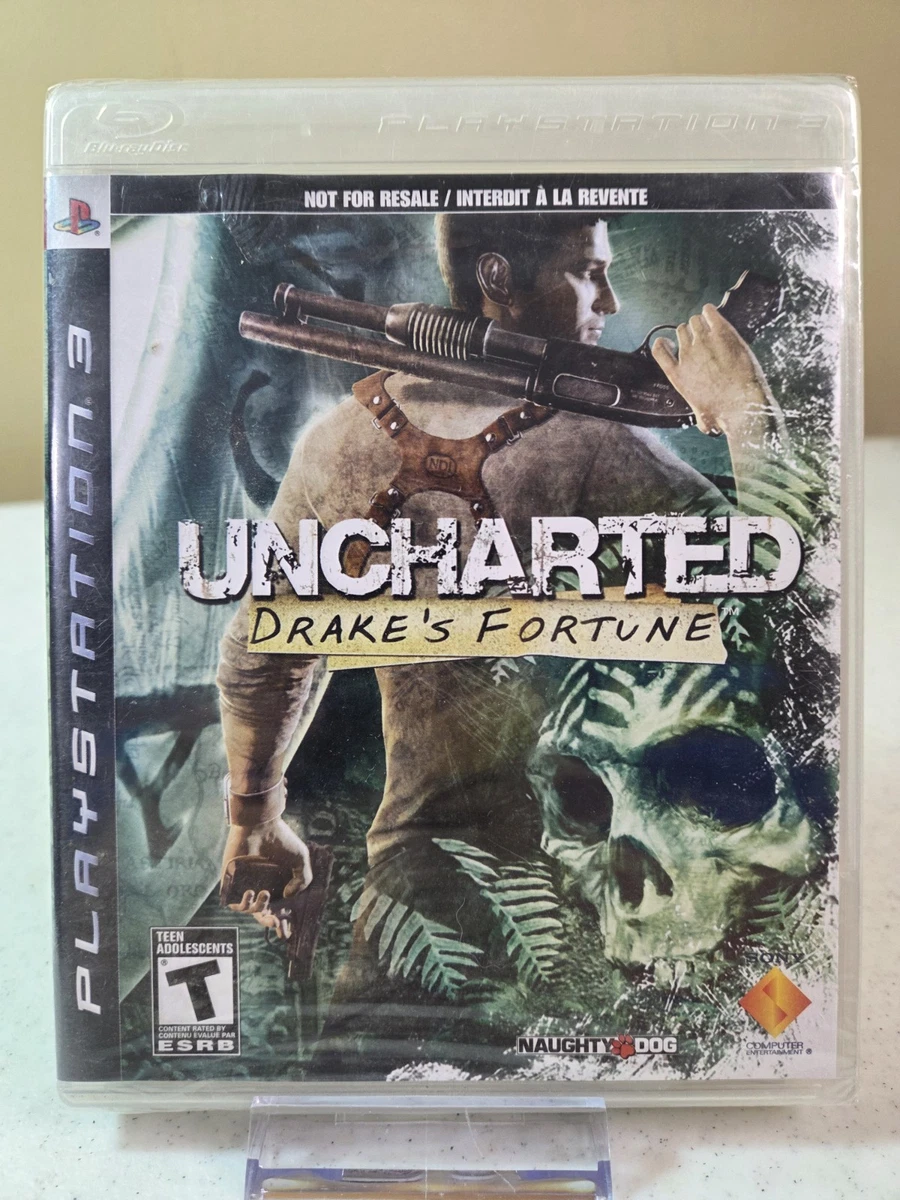 Rare UNCHARTED Drake's Fortune JAPANESE VERSION NTSC jeu PS3 Game Playstation 3