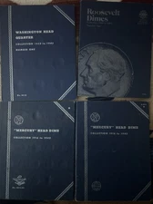 Whitman US Quarters 4 Coin Album Folders. Used.