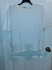 Vintage CHIC Blank T-Shirt Made In USA Size XL White 90s