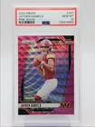JAYDEN DANIELS 2024 PANINI PRIZM ROOKIE PINK WAVE COMMANDERS RC PSA 10 Q0004