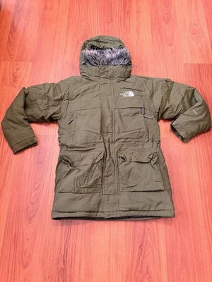 The North Face Mens Green Mcmurdo detachable hood and fur jacket - Mens Small - Image 1 of 4