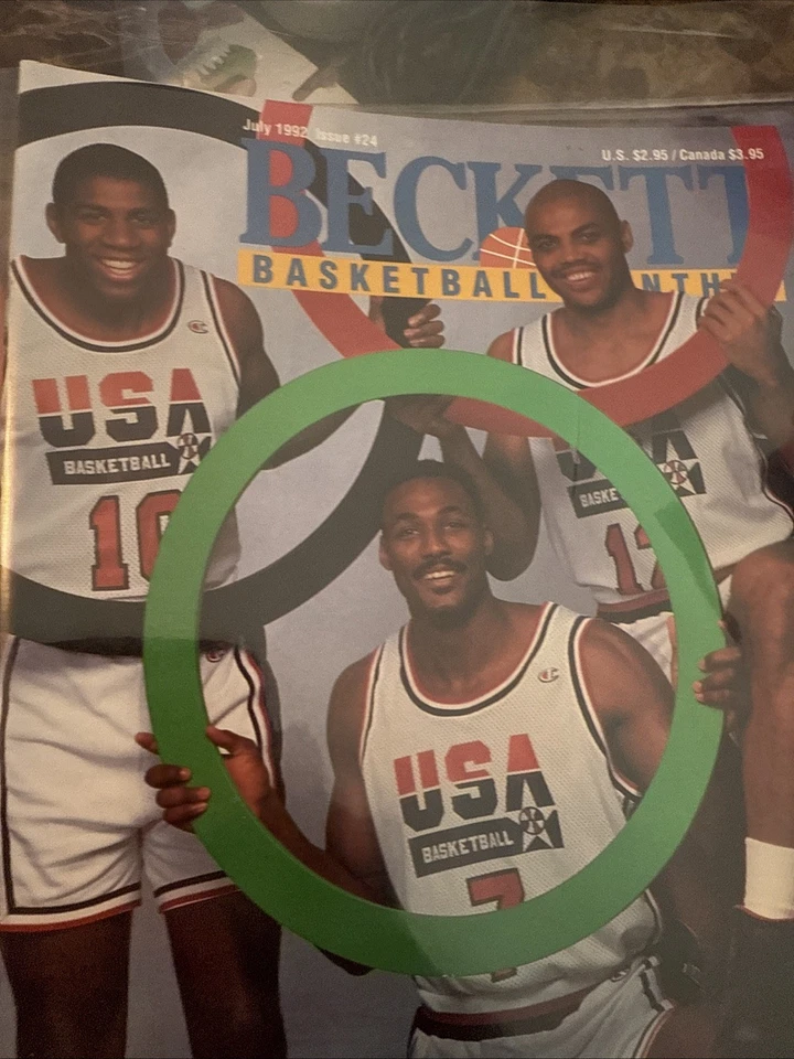 Beckett 1992 EE. UU. Baloncesto Dream Team Cubierta CGC Listo Raro Fuego 🔥 Imprescindible Foto 2 de 4