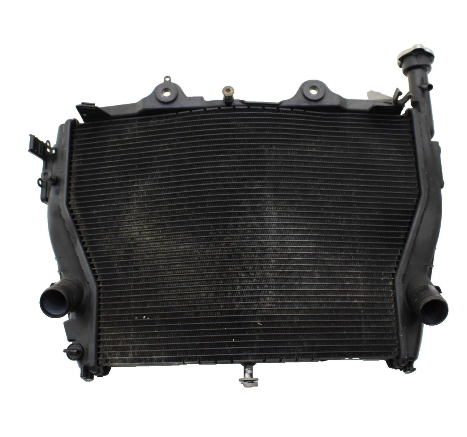 2010 - 2014 BMW S1000RR RADIATOR COOLER SYSTEM ENGINE MOTOR STOCK BLACK STRAIGHT