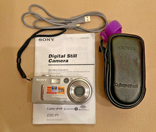 Sony Cyber-shot DSC-P1 Digital Camera Vintage 2000 Complete Set