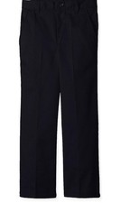 French Toast Boys Relaxed Fit Cotton Twill PULL ON Pant Navy, Size 14